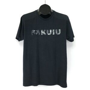 KUIU Camo Graphic Print Logo T-Shirt Men's Size Medium Black Casual Outdoor